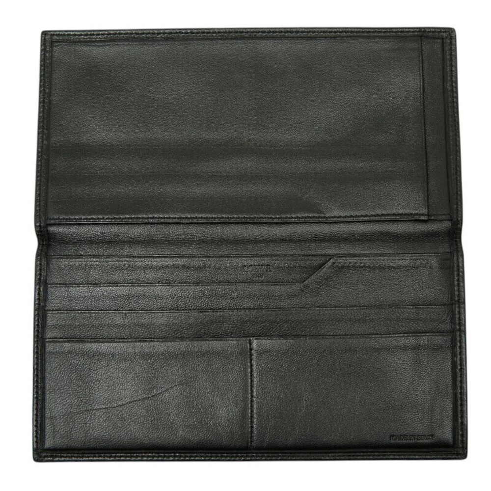 Loewe Anagram Long Wallet Black Leather - Gem